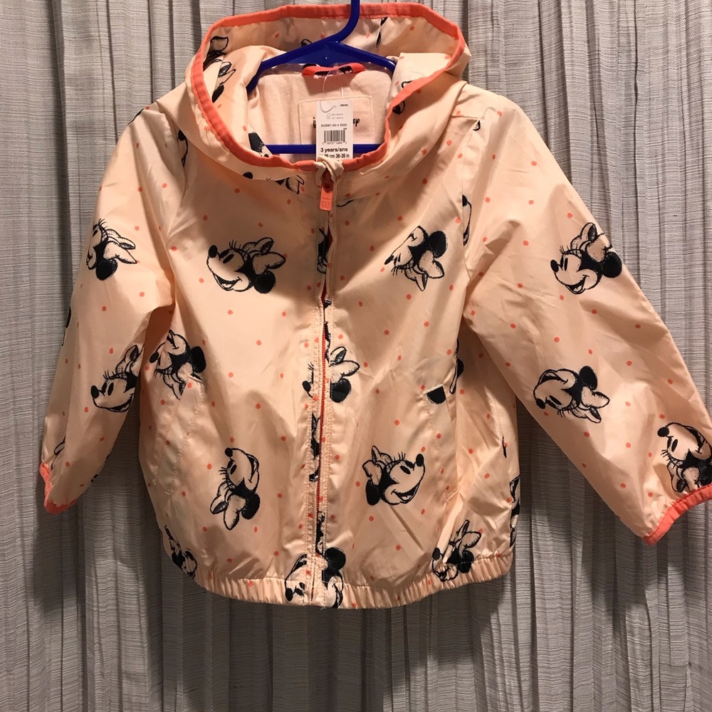DISNEY GAP FULL ZIP WINDBREAKER OLD NAVY CARDIGAN  SWEATER BOTH SIZE 3T